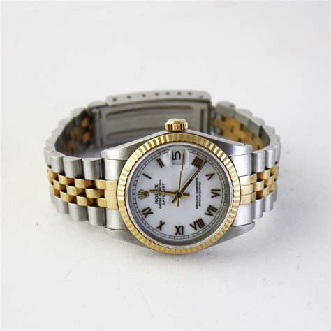 rolex donna acciaio e oro vintage